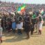 Ethiopians in Gambella stadium